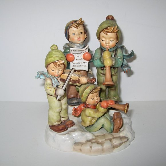 GOEBEL HUMMEL FIGURINE "STRIKE UP THE BAND" HUM #668 TMK7 Century Collection 7"T - Picture 1 of 7
